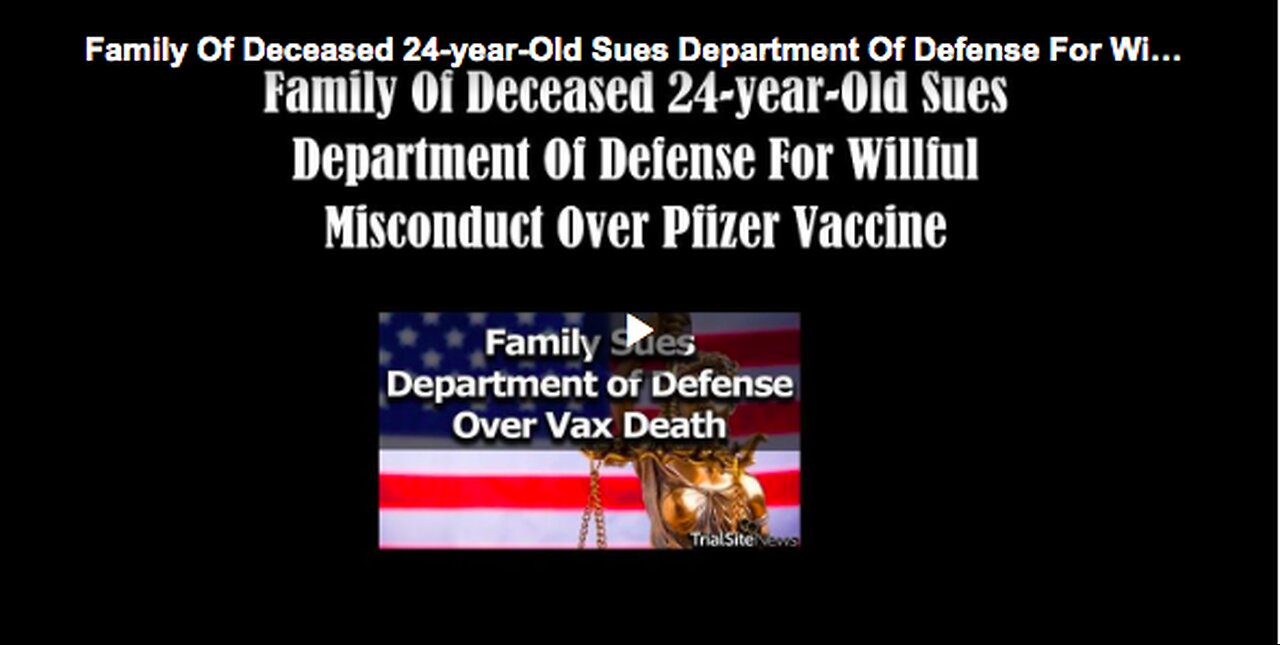 Watts family's lawsuit against the DoD over the death of George Watts Jr. post-vaccination