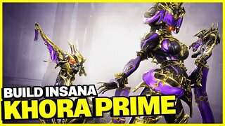 KHORA PRIME BUILD LIMPA MAPA EM STEEL PATH [BUILD 2022][Warframe]