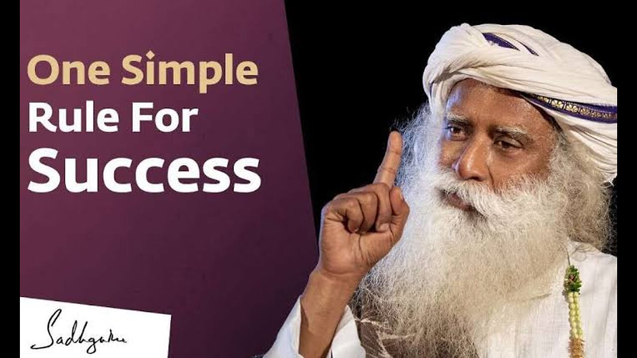 SadhGuru || How to be really successful?