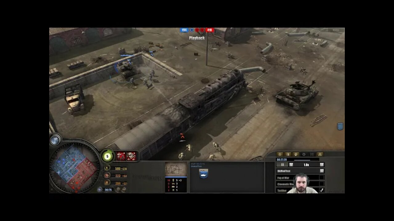 BkModTest (Wher) vs DexN (US) || Company of Heroes 1