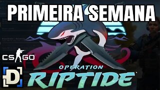 A Operação Riptide começou! PRIMEIRA SEMANA (Operação Correnteza)