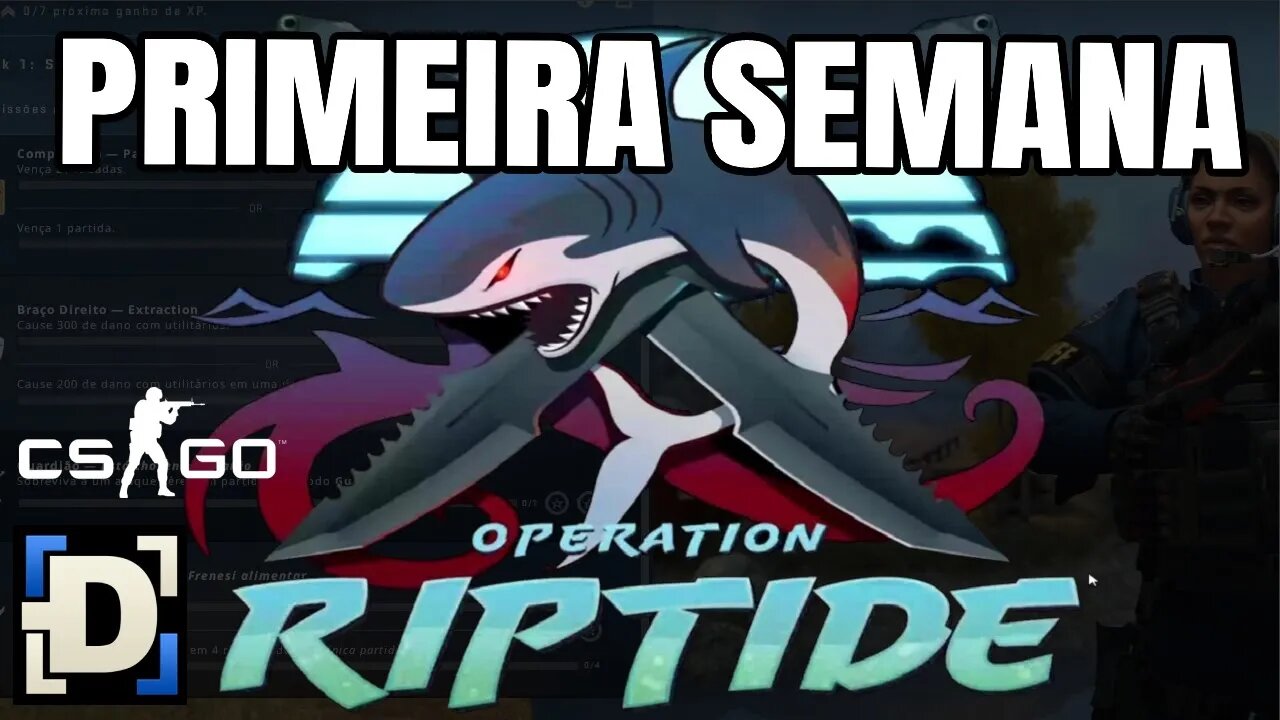 A Operação Riptide começou! PRIMEIRA SEMANA (Operação Correnteza)