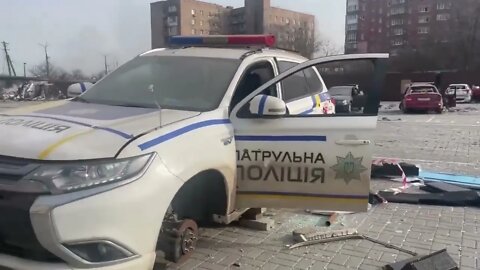MARIUPOL POLICR STATION! RUSSIA UKRAINE WAR!!