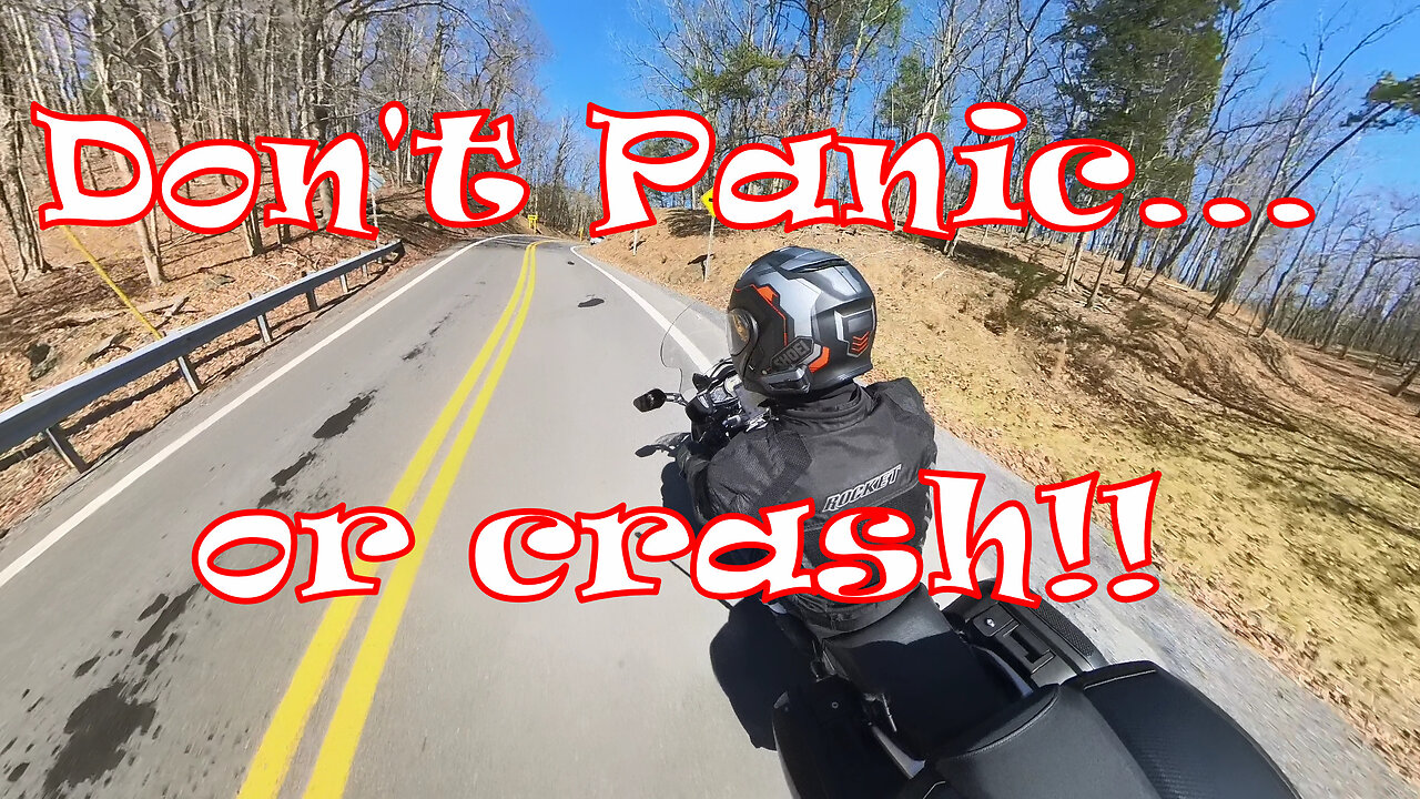 Don't panic - set up turn properly!