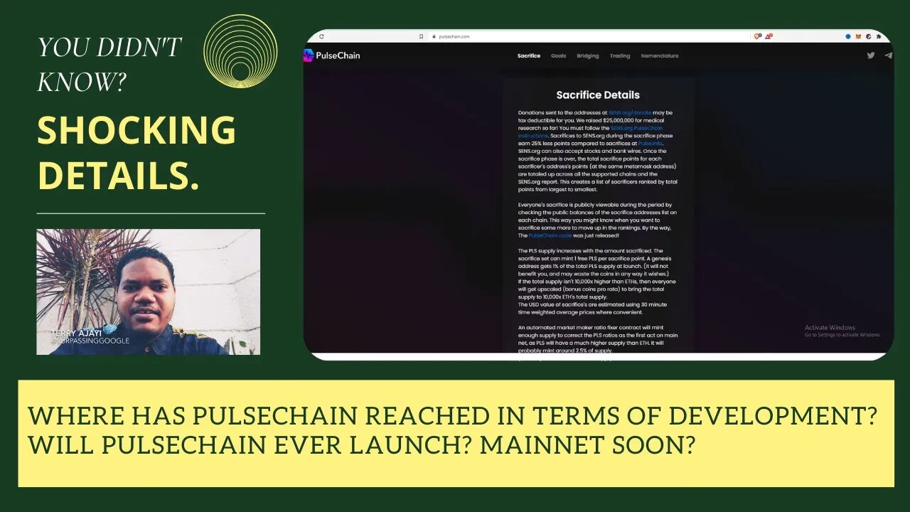 Where Has Pulsechain Reached In Terms Of Development? Will Pulsechain Ever Launch? Mainnet Soon?