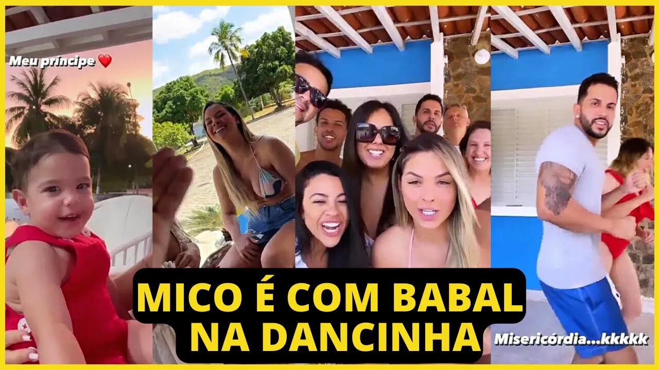 BABAL P@GAND0 MIC0 NA D@NCINHA COM A TURM@ DA CASA E MIGUEL FALANDO BABAL