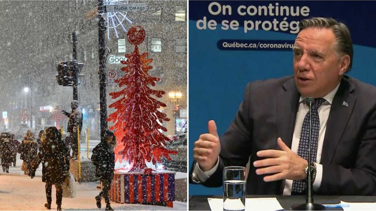 Les Québécois ne pourront pas faire de « gros party de Noël » cette année