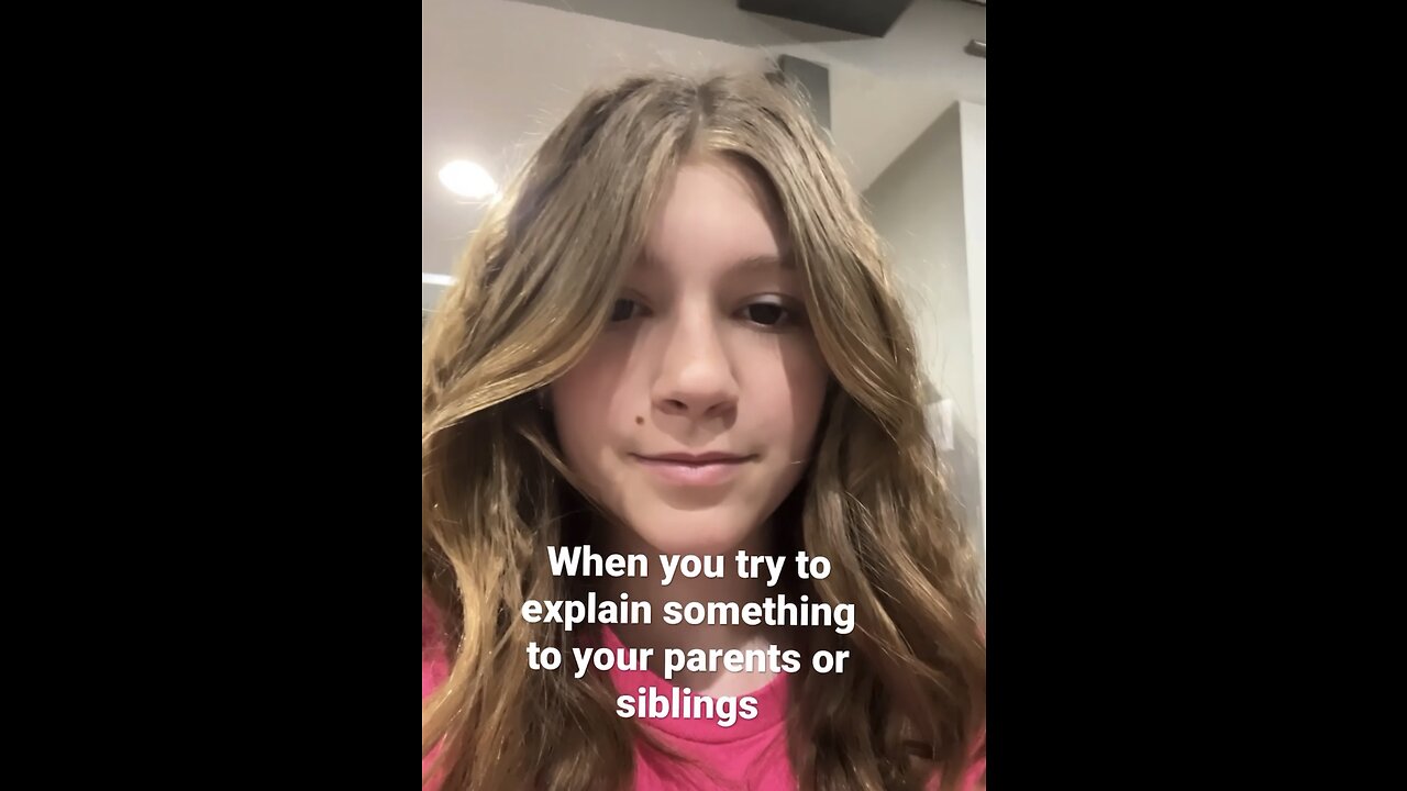 When you try to explain something to someone