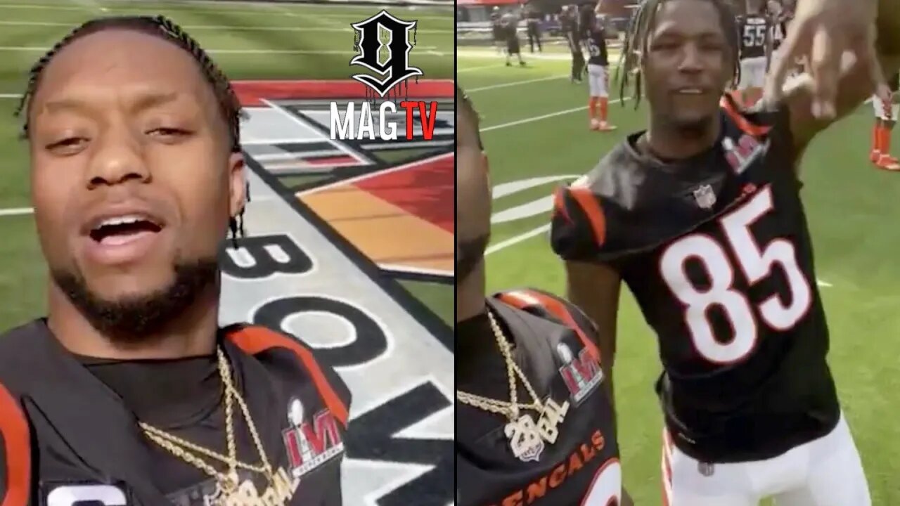 Joe Mixon Is Confident & Loose A Day Before The Superbowl! 🏈