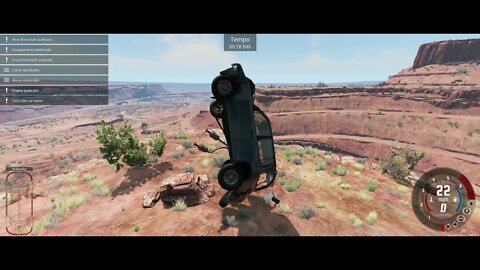 Transport Trucks Fails Car vs Canyon #02 BeamNG.Drive