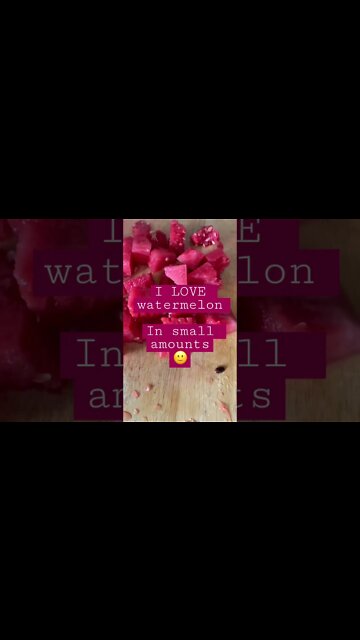 Just watermelon 🤠 Seeds? Nope!