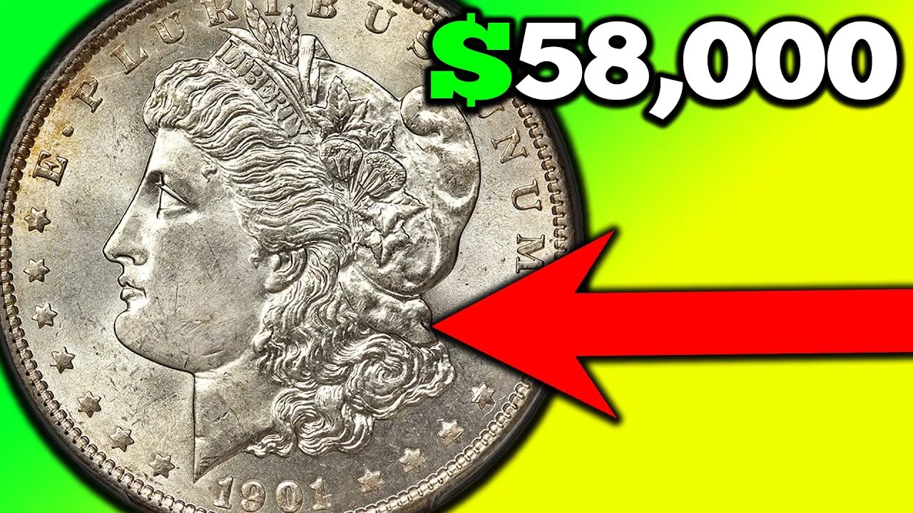 1901 Silver Morgan Dollar Coins Worth Thousands of Dollars!!