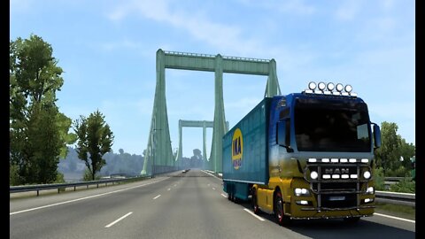 Ранок на автобані. Германія. SCANIA R. Euro Truck Simulator 2