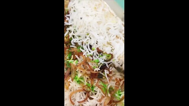 Chicken Hyderabadi biryani cooking ,Biryani