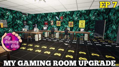 my gaming room upgrade ep7 || my gaming club video ep7