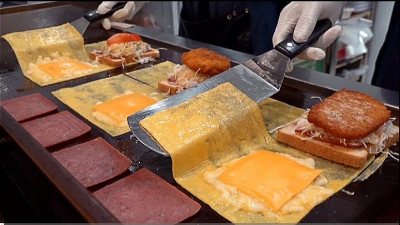 Egg Toast making