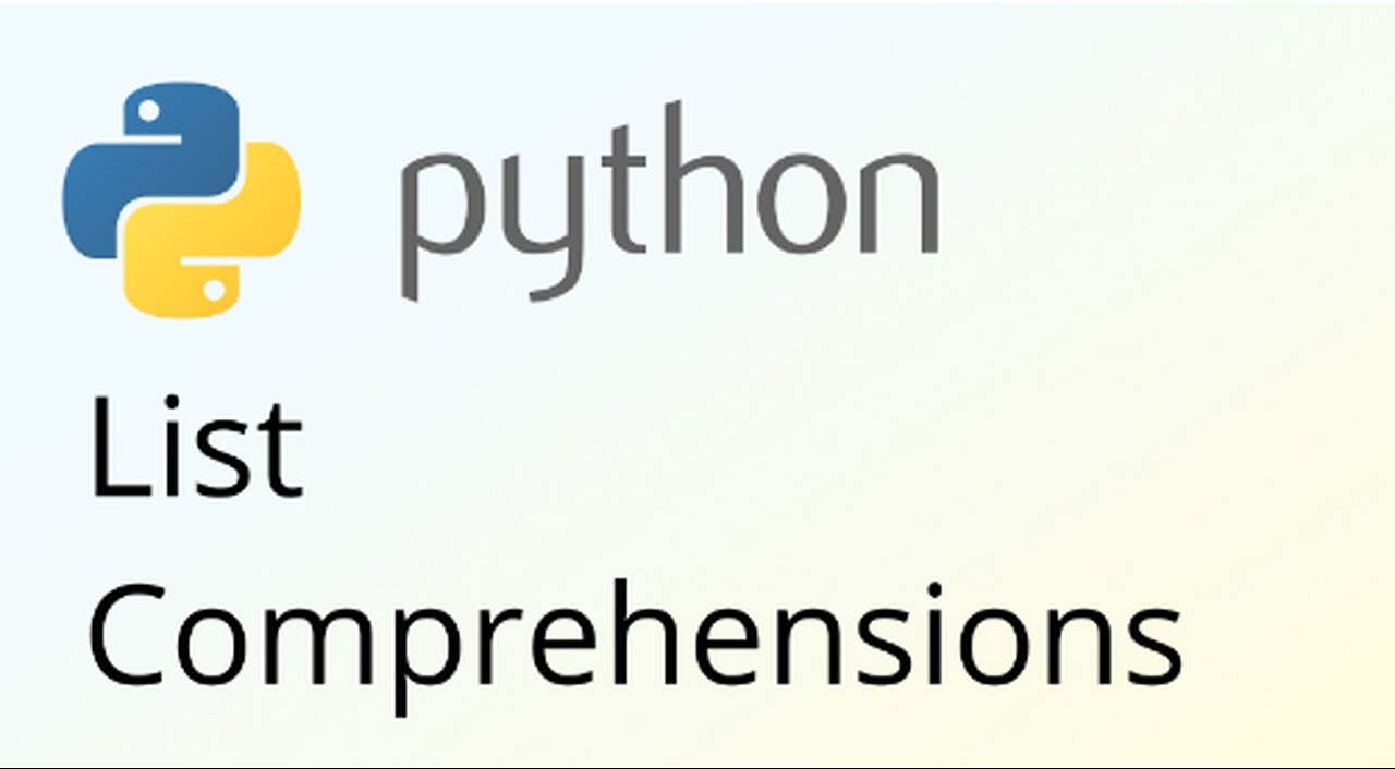 List Comprehension in Python#100daysofpython #listcomprehension