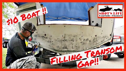 $10 Boat - Filling the Transom Gap | EPS 9 | Shots Life