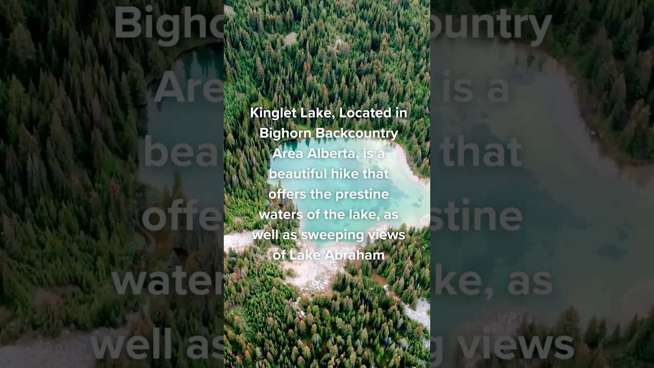Kinglet lake, Alberta #alberta #hikealberta #lake