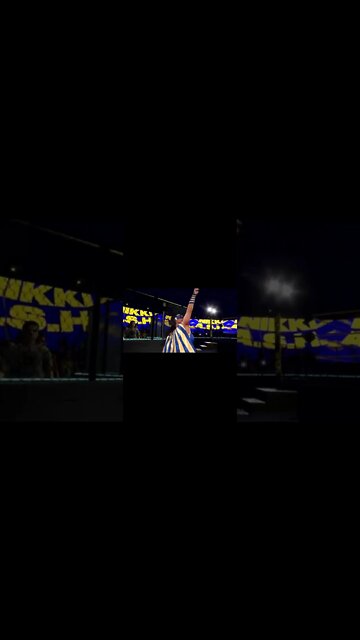 WWE 2k22 Nikki Ash Entrance #shorts