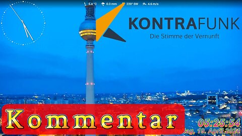 Kontrafunk aktuell vom 19.04.2024 - Der Kommentar Michael Andrick #news, #habeck, #baerbock