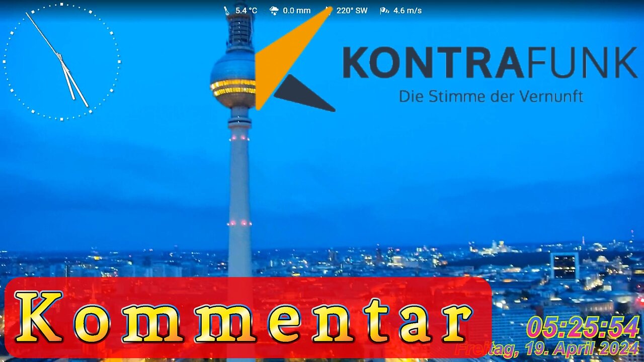 Kontrafunk aktuell vom 19.04.2024 - Der Kommentar Michael Andrick #news, #habeck, #baerbock