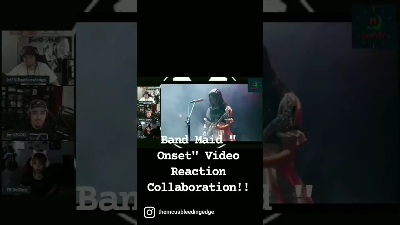 Clip #16 of a Band Maid " Onset" First Reaction/ Video Reaction Collaboration! #bandmaidonset