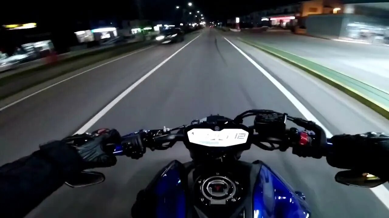 Yamaha Mt-07 a cannon on the road