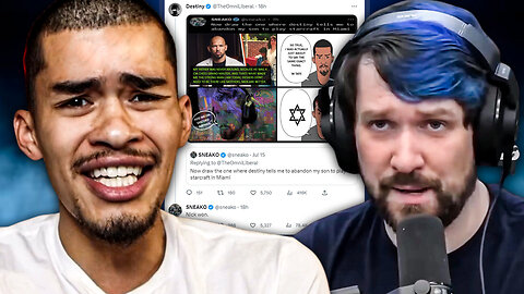 SNEAKO Reacts To His Twitter Beef With Destiny