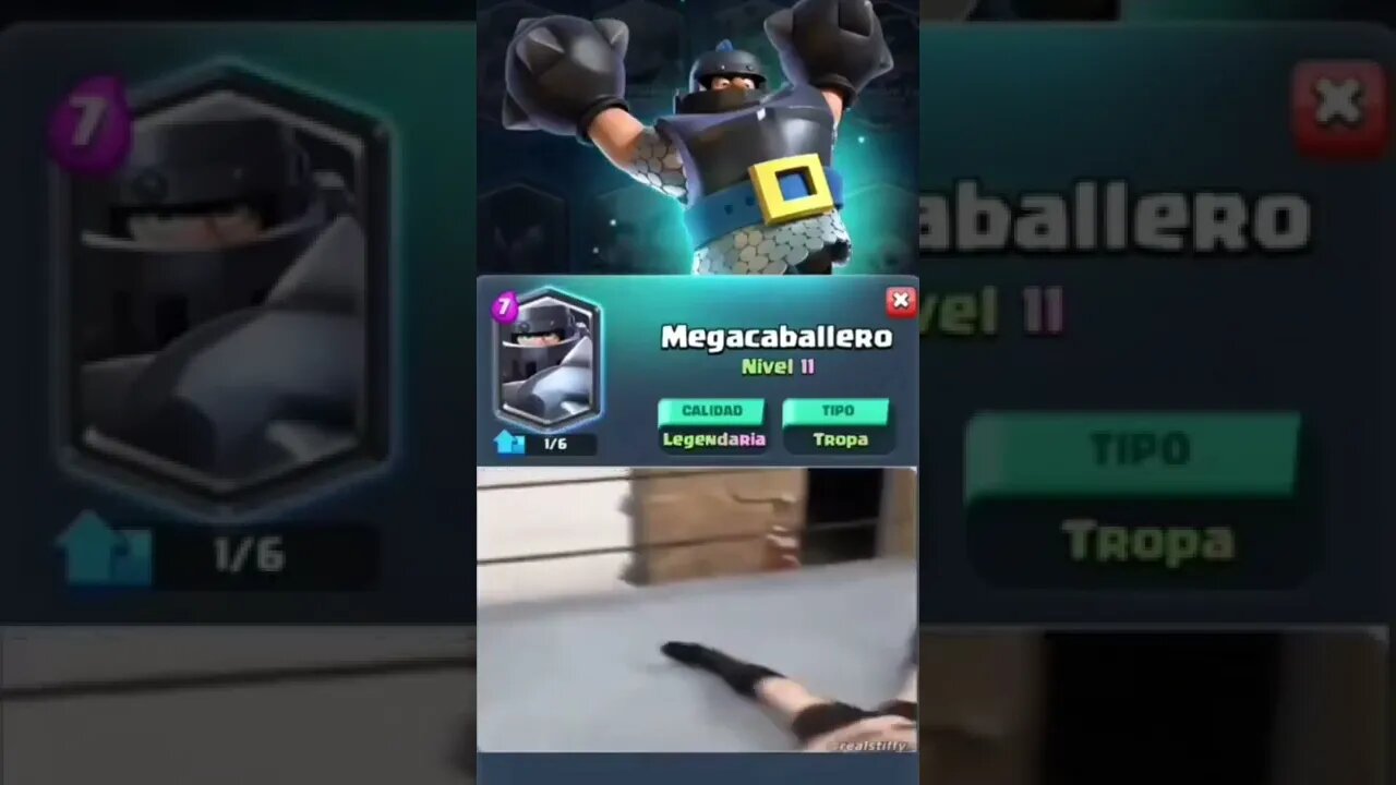 Mega cavaleiro clash royale #shorts #clashroyal #clash #clashroyale #royale #supercell