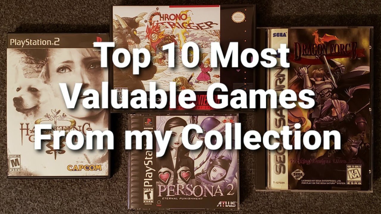 Top 10 Most Valuable Video Games From my Collection