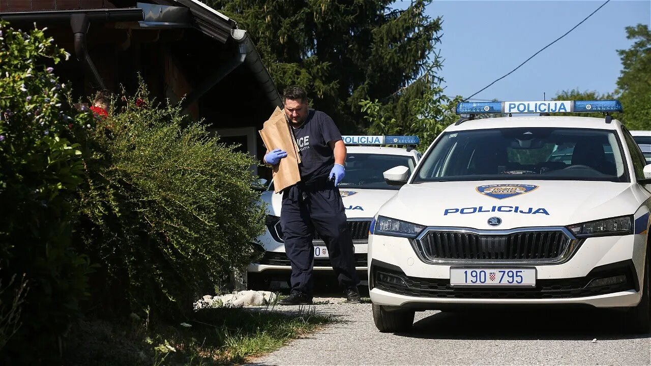 Policijski očevid na mjestu ubojstva pokraj Sesveta