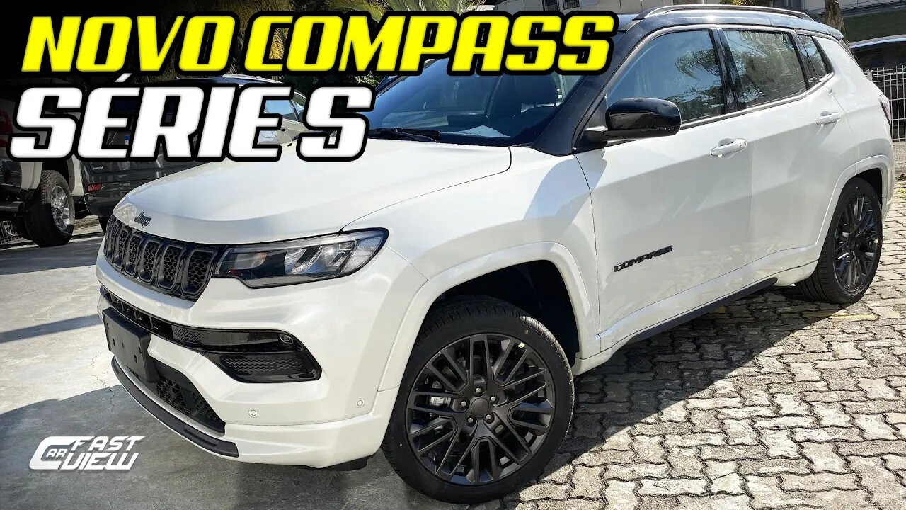 NOVO JEEP COMPASS SÉRIE S 2022! VERSÃO TOP DE LINHA DO SUV COM MOTOR 1.3 TURBO FLEX - Fast Car View