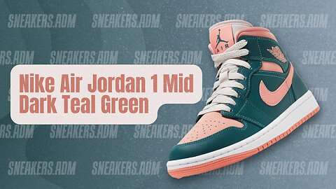 Nike Air Jordan 1 Mid Dark Teal Green (W) - BQ6472-308 - @SneakersADM