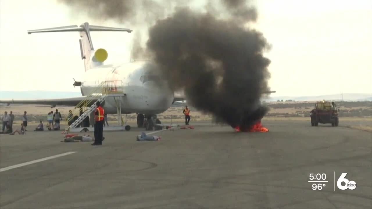 Boise Airport along with other local agencies test disaster preparedness with simulation