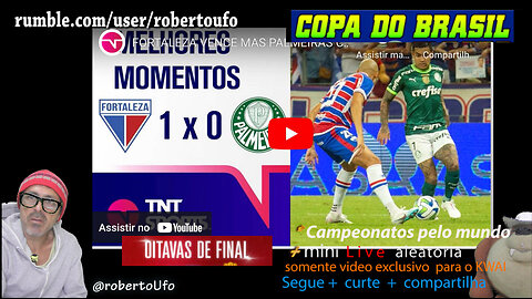 Brazil. Cup 2023 - Fortaleza 1x0 Palmeiras - oitavas de final jogo de volta