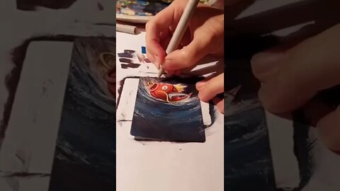 Pintando carta pokemon PT: 23