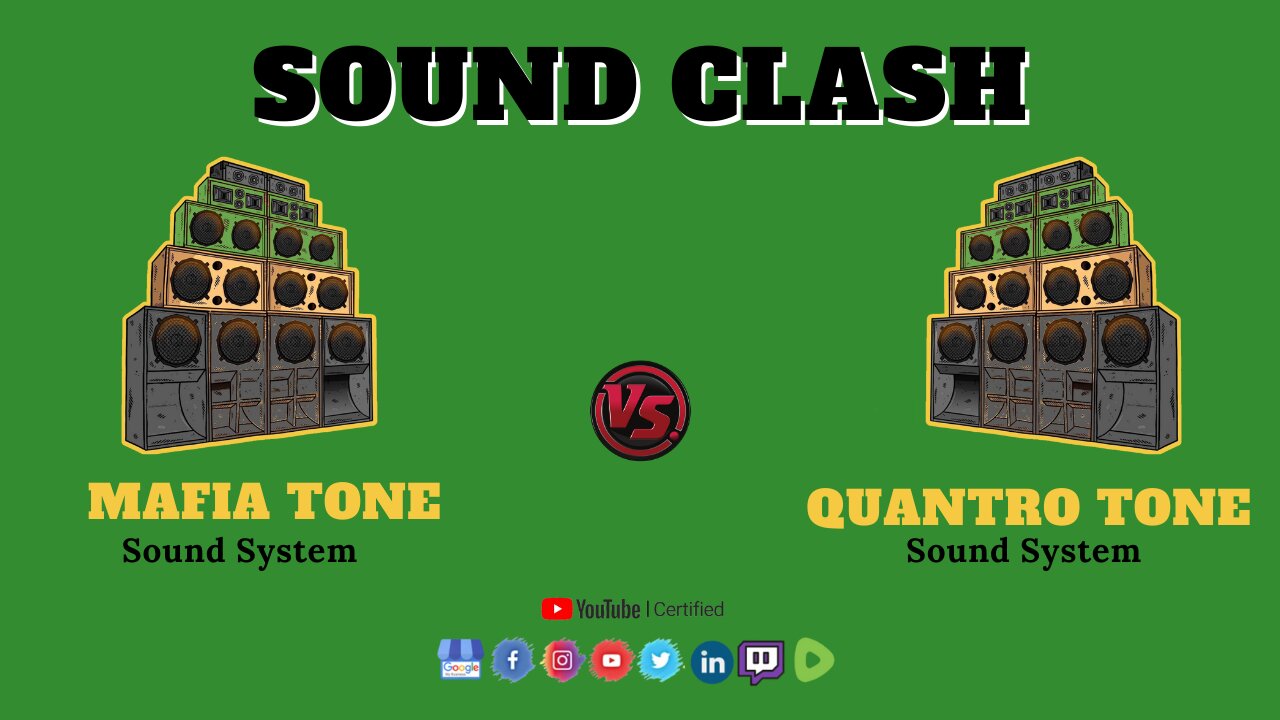 Exclusive Foundation Reggae DUB FI DUB Mafia Tone Sound System vs Quantro Tone Sound System Live