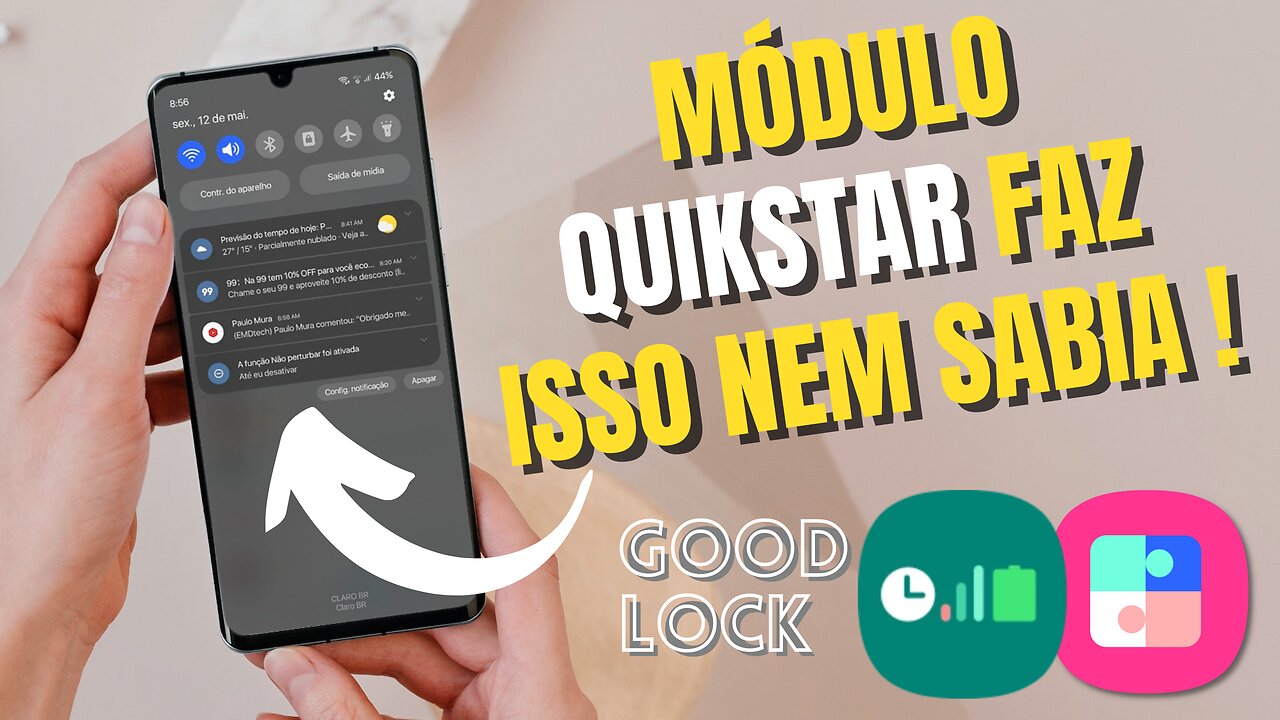 💢Eu não sabia que o MÓDULO QUIKSTAR do GOOD LOCK FAZ ISSO | Mesma FUNÇÃO DA XIAOMI