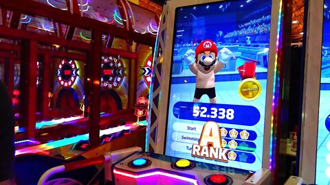 Competing in the Olympics with Mario & Sonic at The Olympic Games Arcade Edition 2020 (Sega)