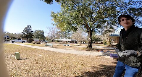 Univ of West Florida: Storms Shut Down Campus Till Noon, Much of the Campus Like A Ghost Town, High Winds Nearly Blow Me Over