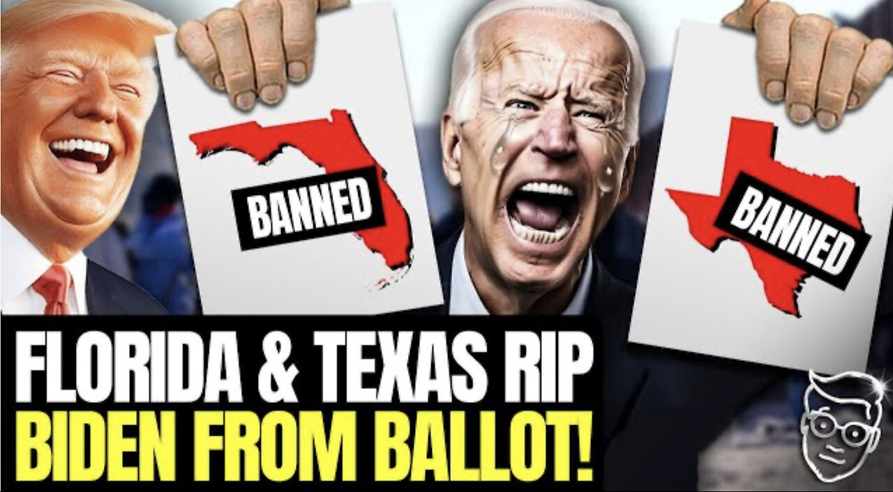 Texas and Florida Threaten To REMOVE Joe Biden From 2024 Ballot