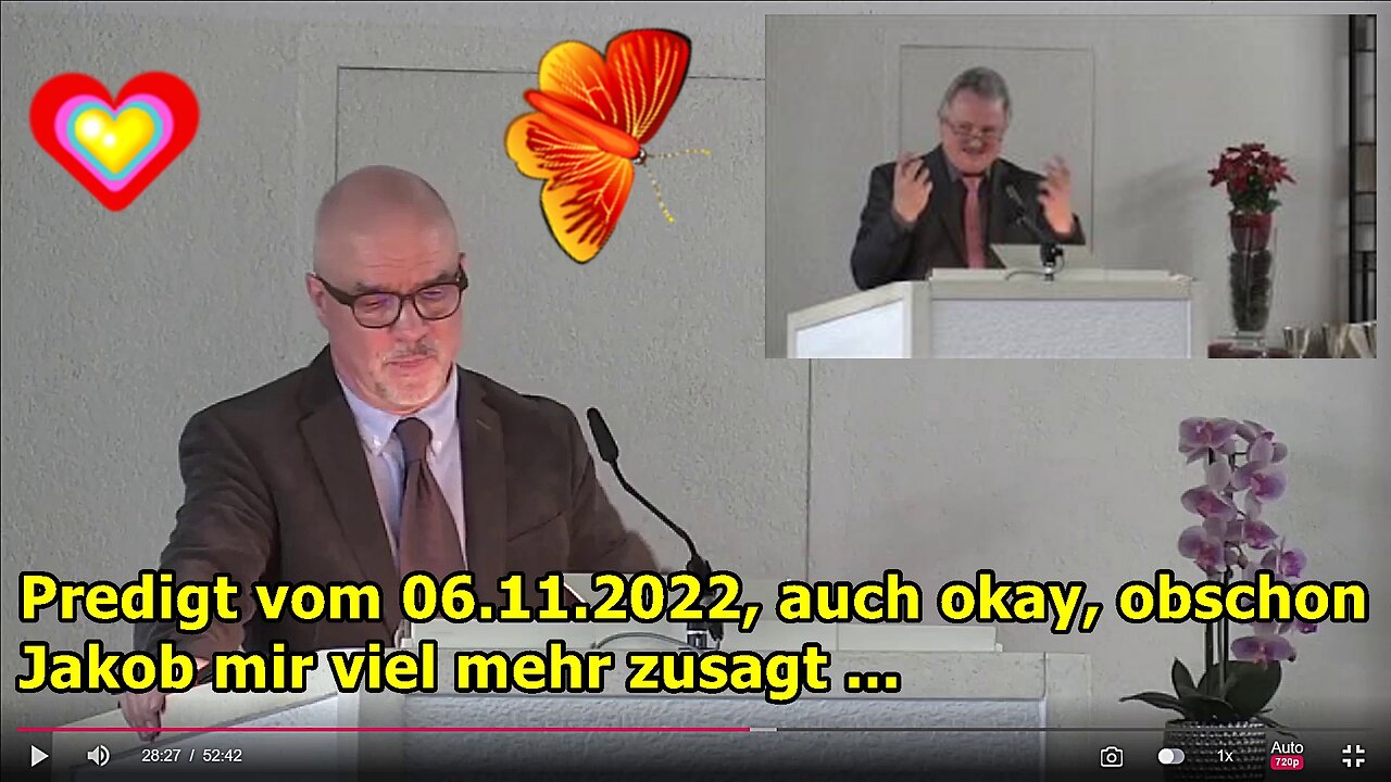 "Predigt vom 06.11.2022 mit Jakob-Ersatz!!!“ ...