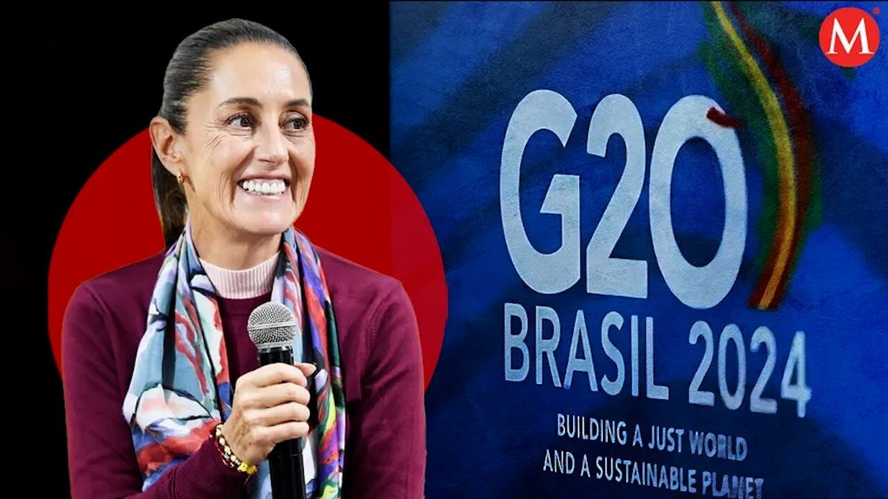 Claudia Sheinbaum llega a la cumbre del G20 en Brasil