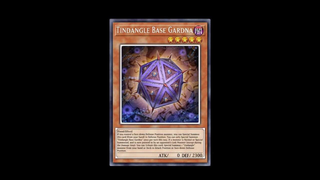 Yu Gi Oh! Tindangle Base Gardna - Strange Card To Play
