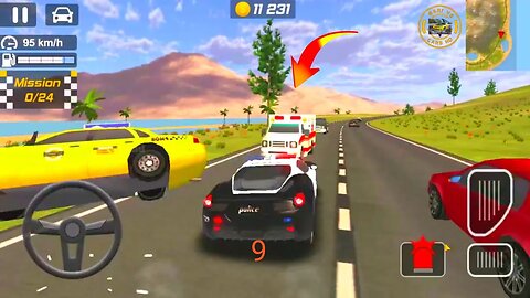 HD police vs gari game #709 police Gameplay Best Car Games Drift Gari Driving 2023 Android