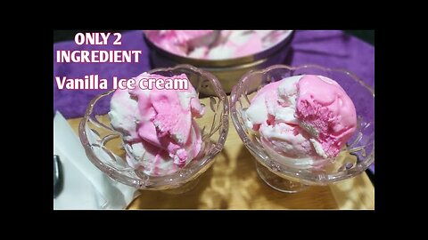 Vanilla Ice Cream Recipe with Cool and Softy Flavour II Vanilla Ice Cream Recipe ||