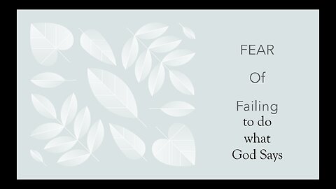 December 15 (Year 4) - Fear of Failing to do what God Says - Tiffany Root & Kirk VandeGuchte