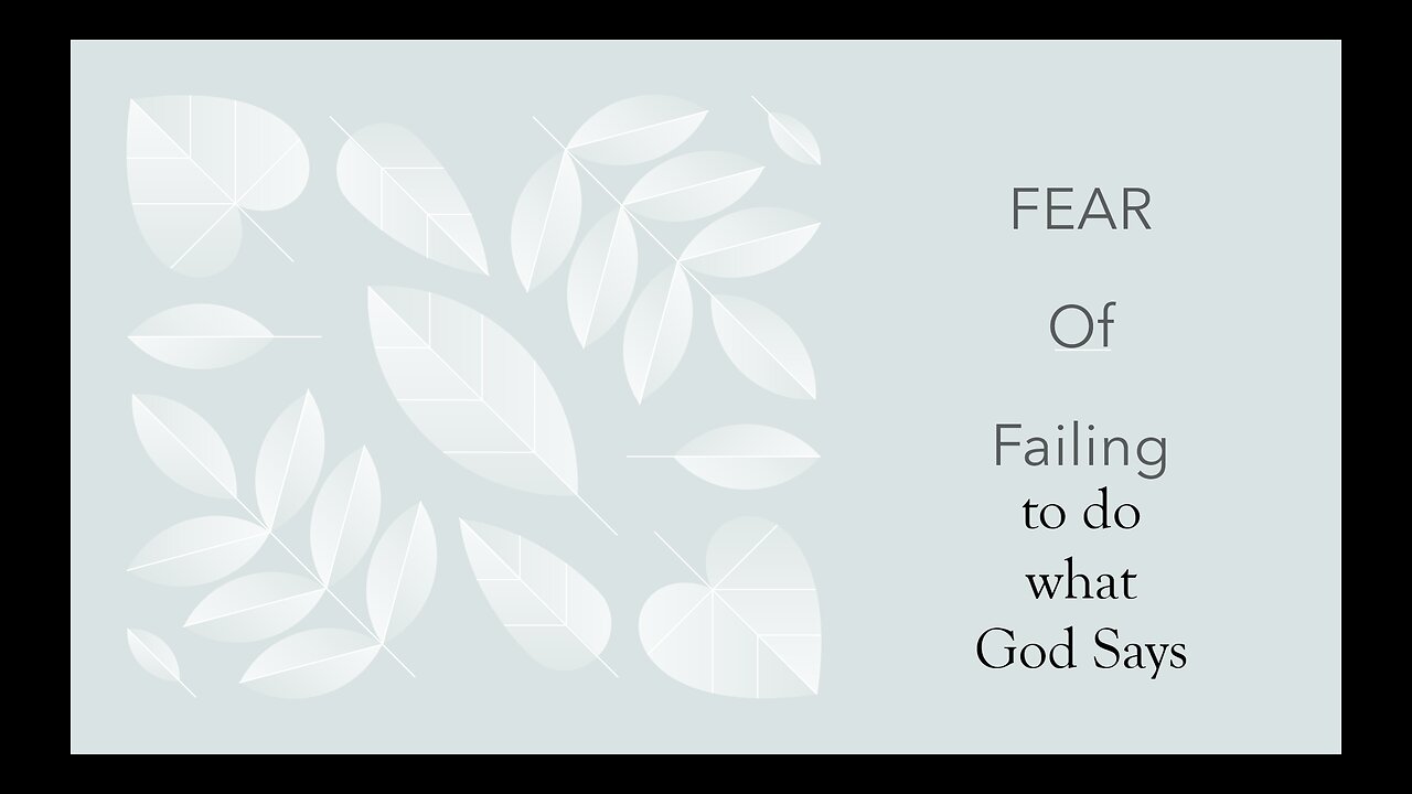 December 15 (Year 4) - Fear of Failing to do what God Says - Tiffany Root & Kirk VandeGuchte