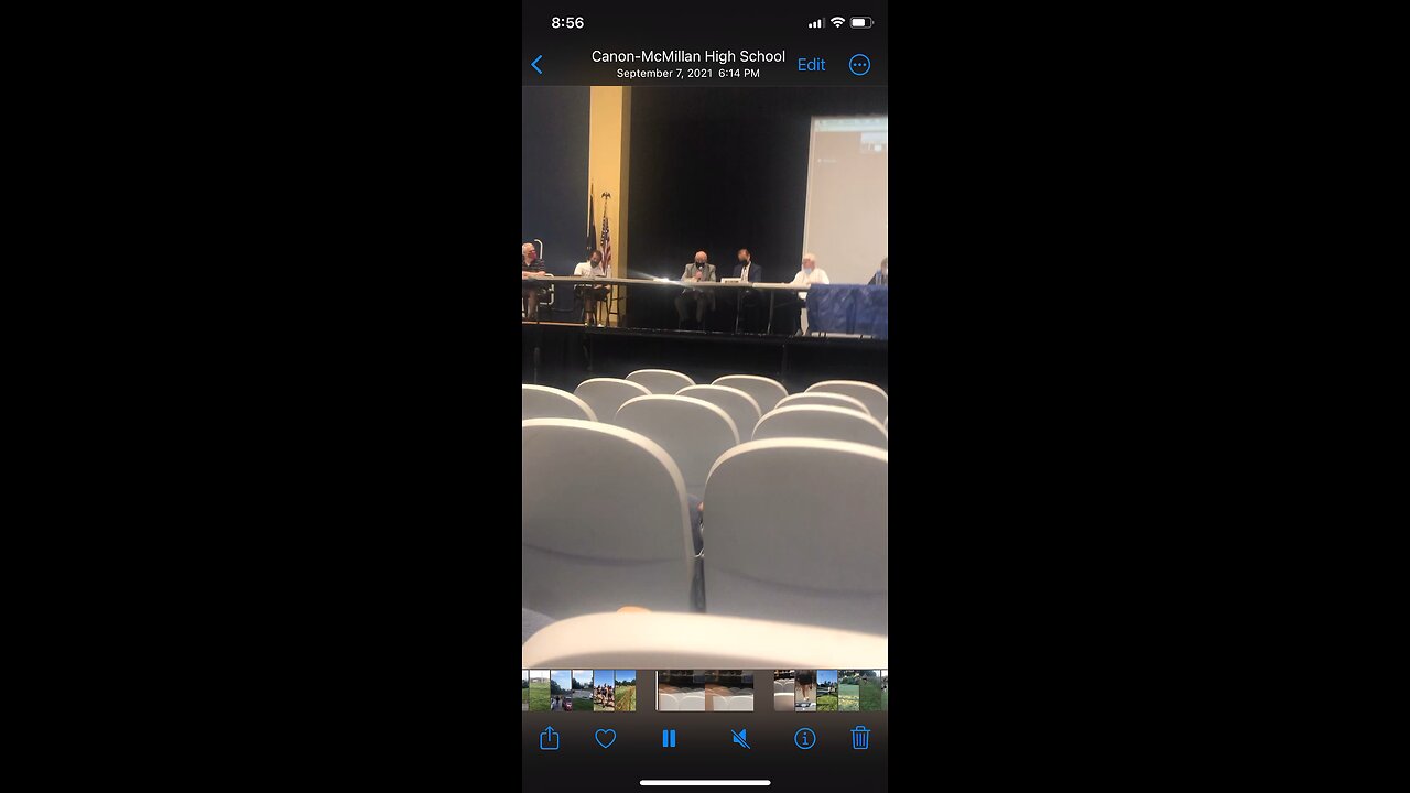 9/7/21 contentious Canon-McMillan school board meeting